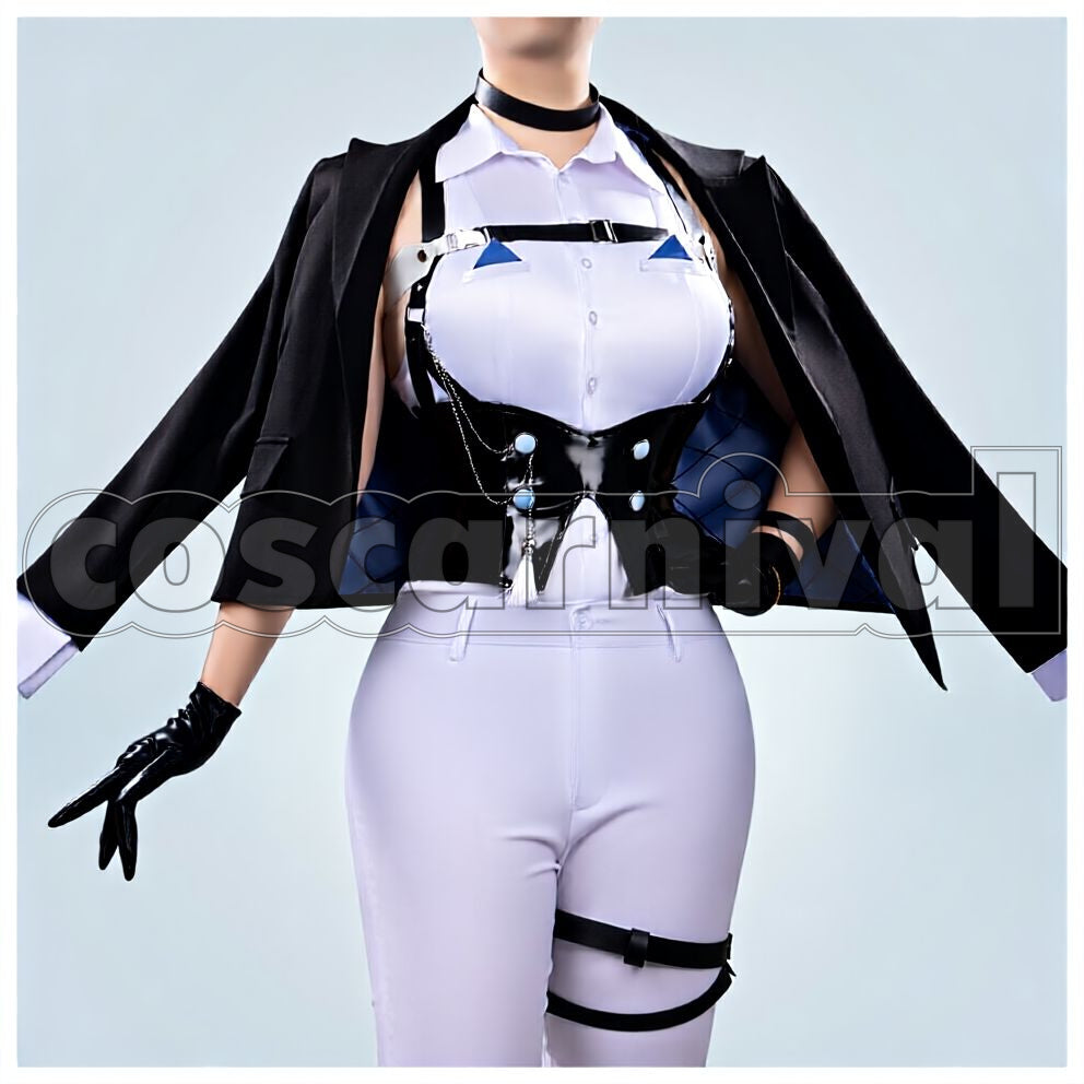 VICTORY: NIKKE Brid Silent Track Cosplay cosplay costume from GODDESS OF, front view 1