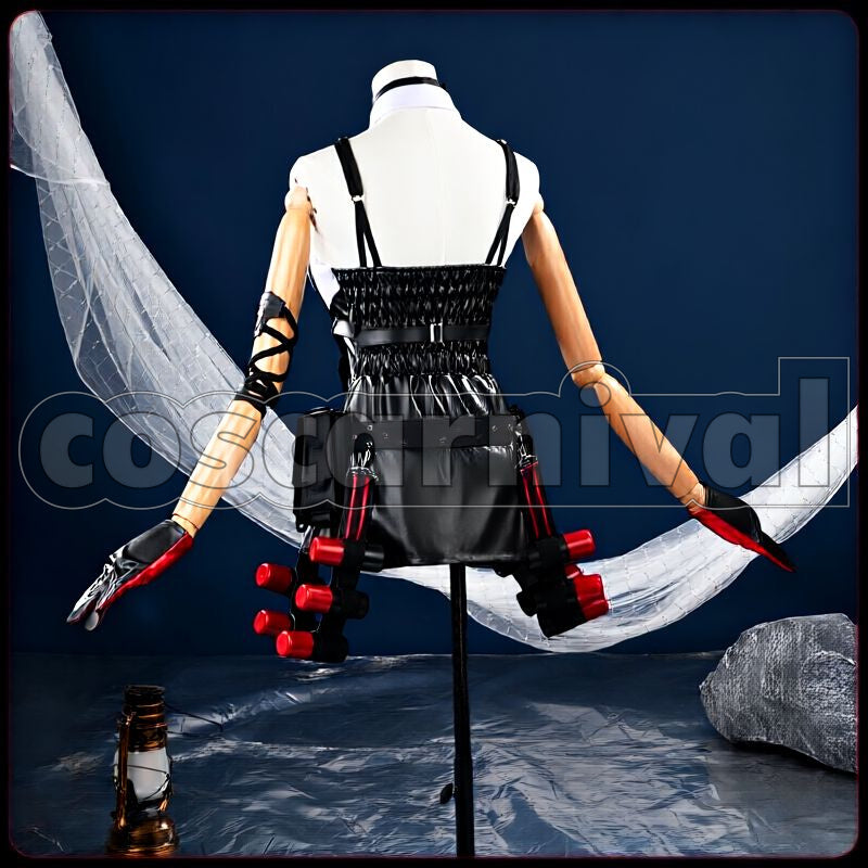 VICTORY: NIKKE Rapi Red Hood Cosplay cosplay costume from GODDESS OF, back view 2