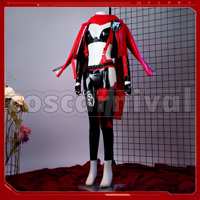 VICTORY: NIKKE Red Hood Cosplay cosplay costume from GODDESS OF, front view 2