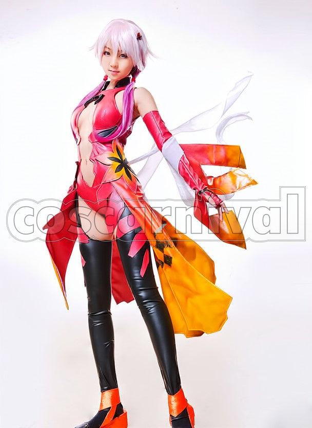 Funeral Parlor Inori Yuzuriha Deluxe Set cosplay costume from Guilty Crown, side view