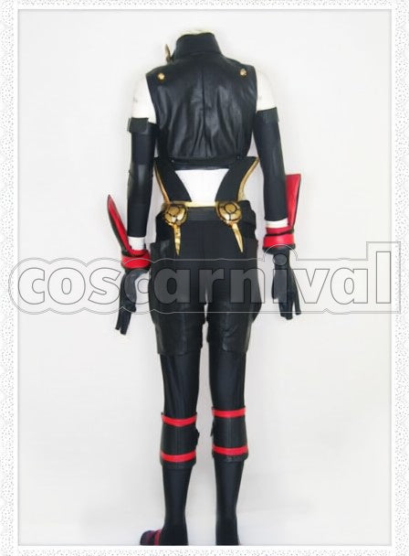 Roots Twilight Brigade Haseo cosplay costume from .hack, back view