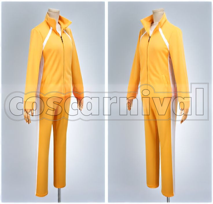 High Hana Misaki Female Team Manager Jersey Cosplay cosplay costume from Haikyu!! Johzenji, front view 2