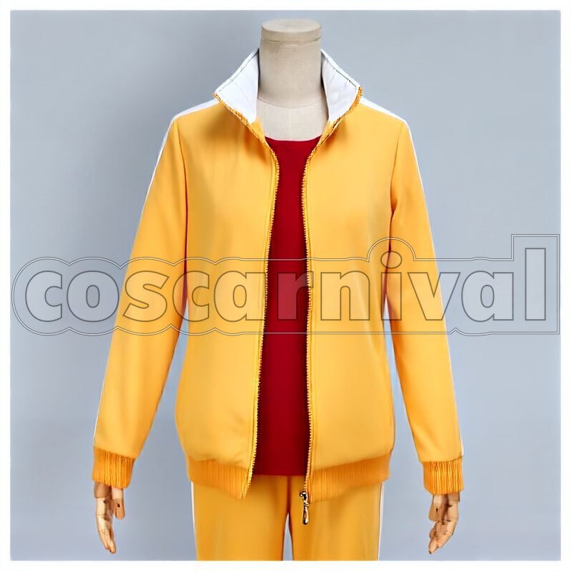 High Yuji Terushima Jersey Cosplay cosplay costume from Haikyu!! Johzenji, front view 1
