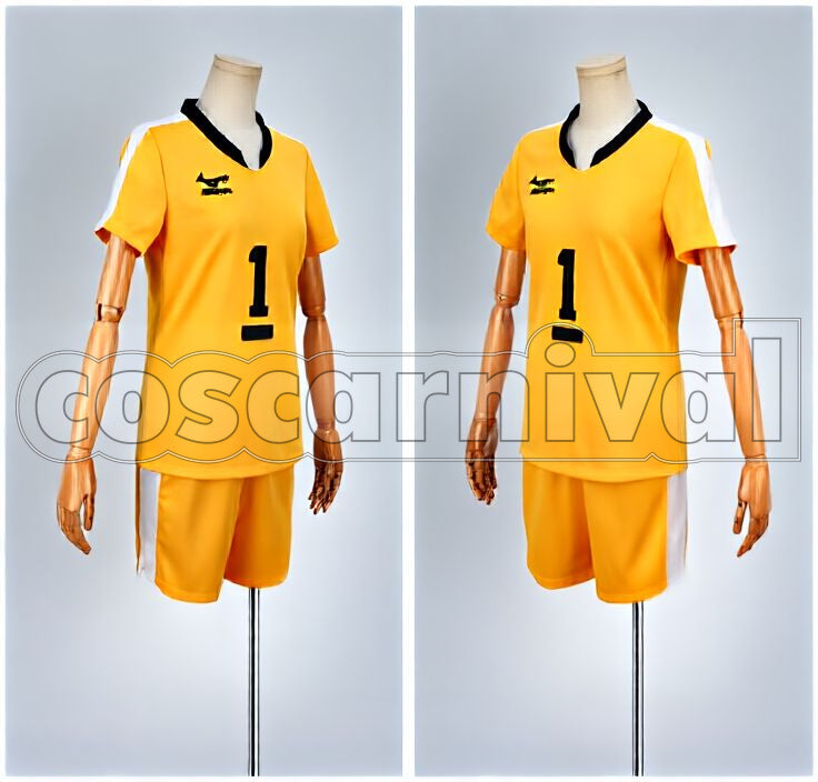 High Yuji Terushima Uniform Cosplay cosplay costume from Haikyu!! Johzenji, front view 2
