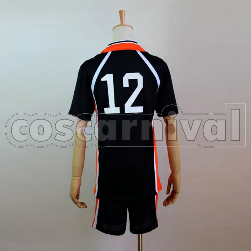 Tadashi Yamaguchi Karasuno High School Volleyball Club Position: Middle Blocker cosplay costume from Haikyu!!, back view