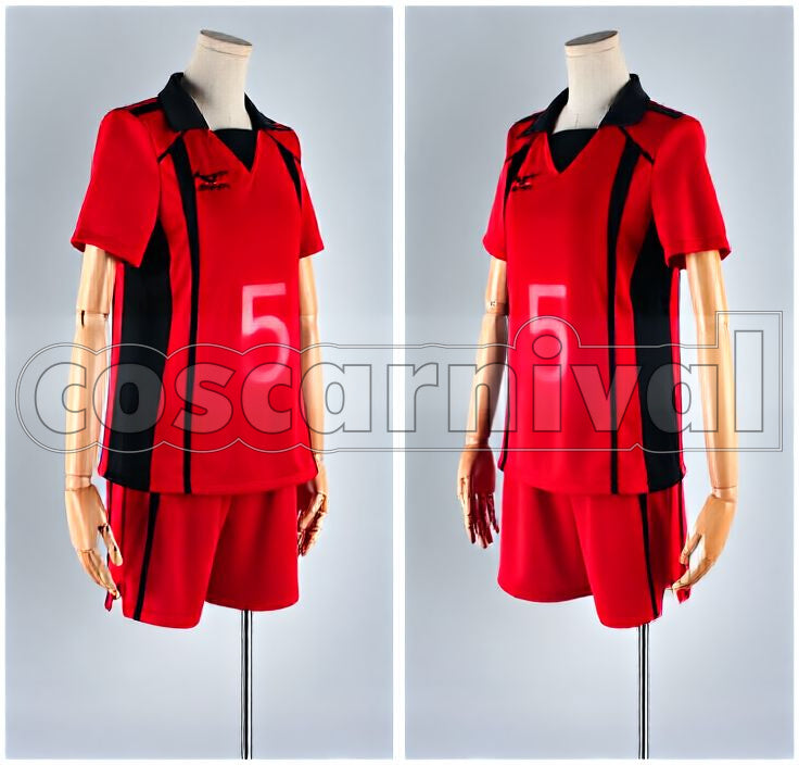 High Kenma Kozume Uniform Custom Jersey Number Cosplay cosplay costume from Haikyu!! Nekoma, front view 2