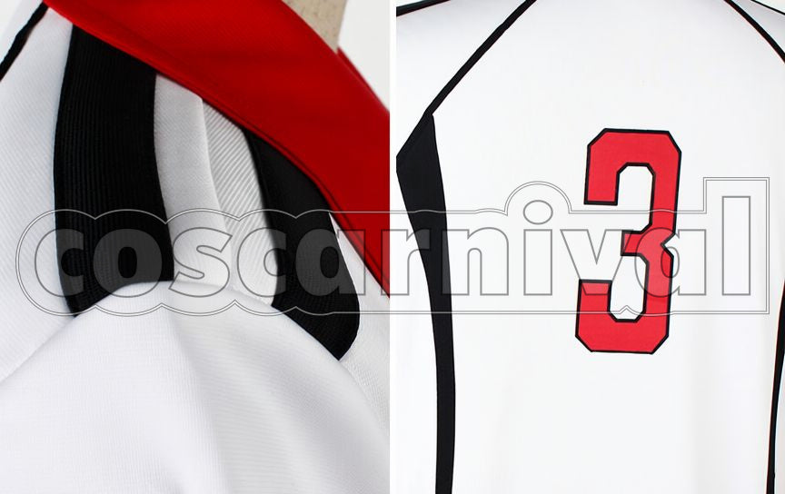 High Morisuke Yaku White Uniform Anime Version Cosplay cosplay costume from Haikyu!! Nekoma, detail-2