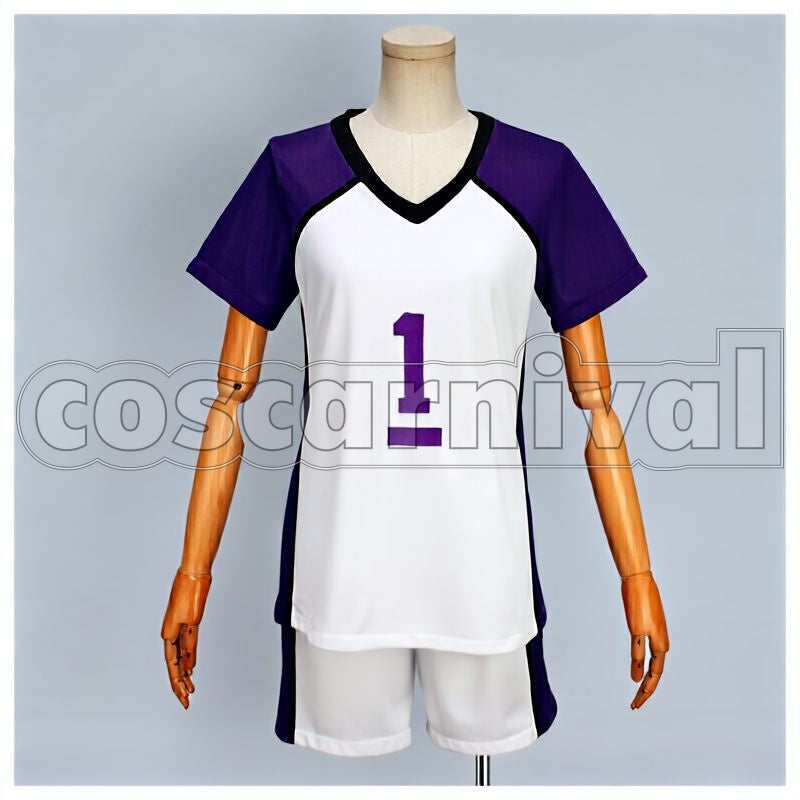 Academy Wakatoshi Ushijima Uniform Cosplay cosplay costume from Haikyu!! Shiratorizawa, front view 1
