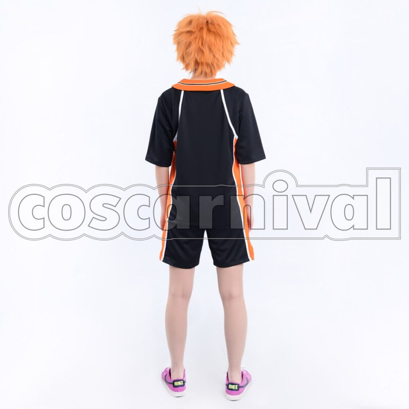 Karasuno High School Volleyball Club cosplay costume from Haikyu!! Shoyo Hinata, back view