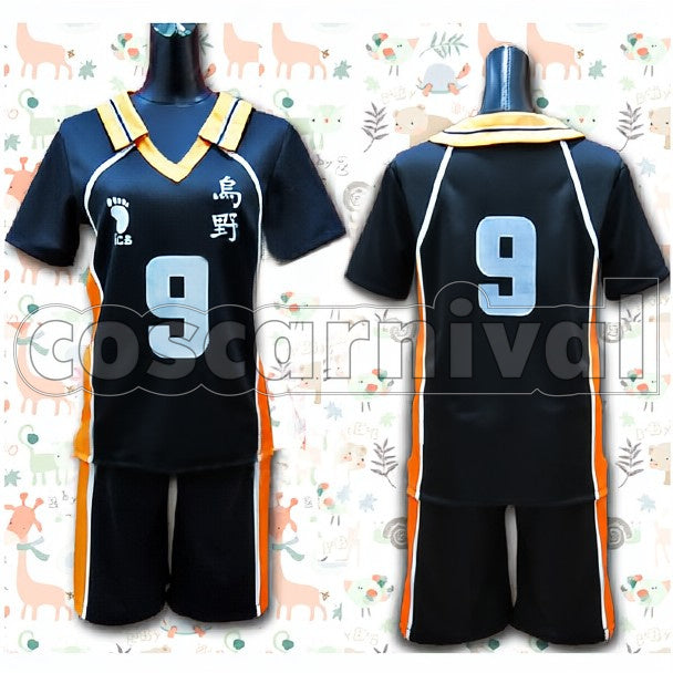Tobio Kageyama cosplay costume from Haikyu!!, front view