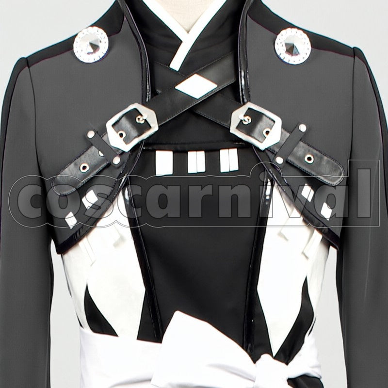 Hajime Saito Dark Grey cosplay costume from Hakuoki 2010 Calendar, detail-3