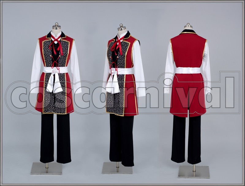 Western Outfit cosplay costume from Hakuoki Chizuru Yukimura, front view 3