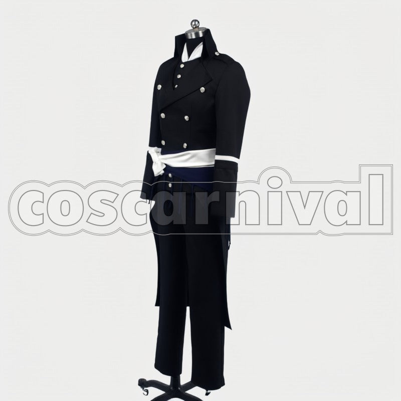 Hajime Saito Western Outfit cosplay costume from Hakuoki, side view
