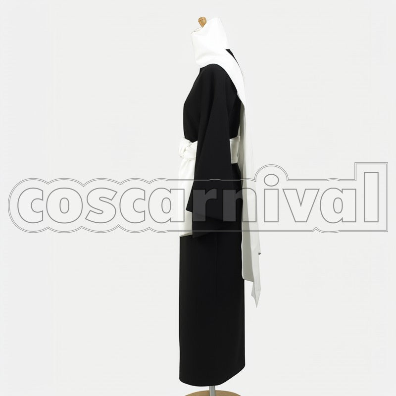 Hajime Saito cosplay costume from Hakuoki: Shinsengumi Kitan, side view 2