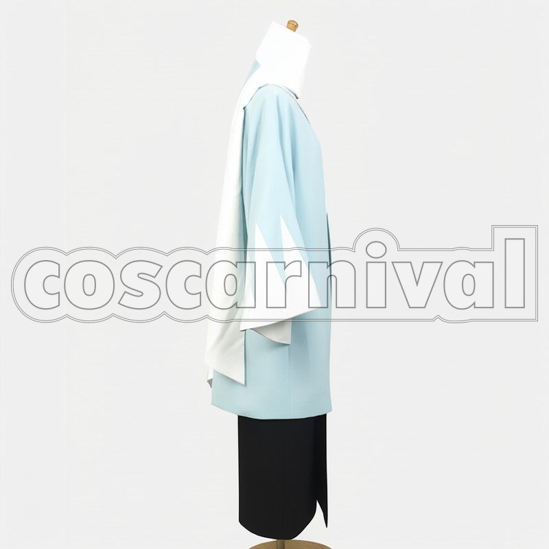 Hajime Saito cosplay costume from Hakuoki: Shinsengumi Kitan, side view