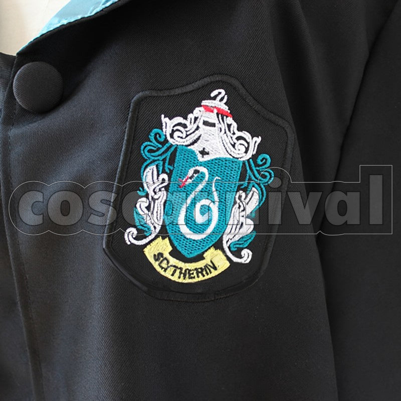 Slytherin Cape cosplay costume from Harry Potter, detail-1