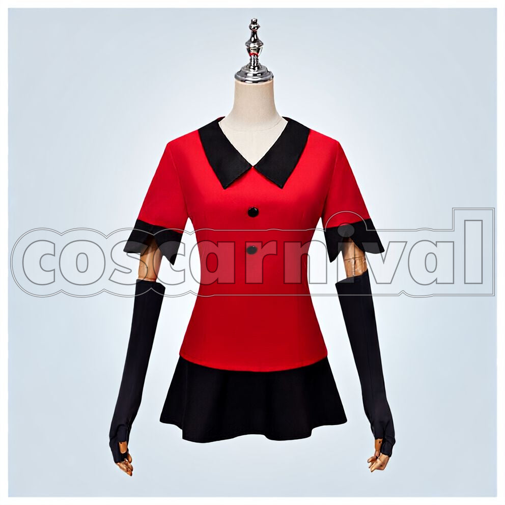 Vaggie Cosplay cosplay costume from Hazbin Hotel, front view 1