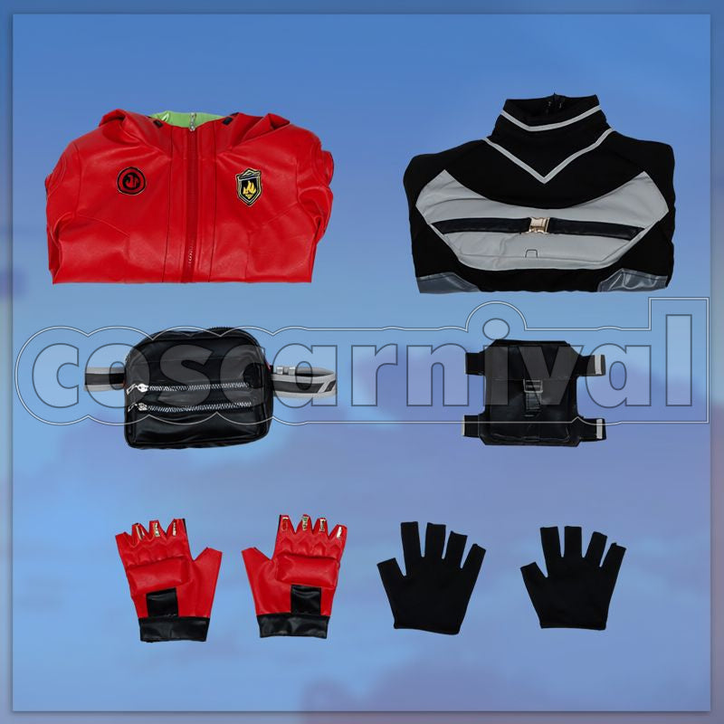 Heroes Akira Otori Hero Suit Cosplay cosplay costume from Helios Rising, set view