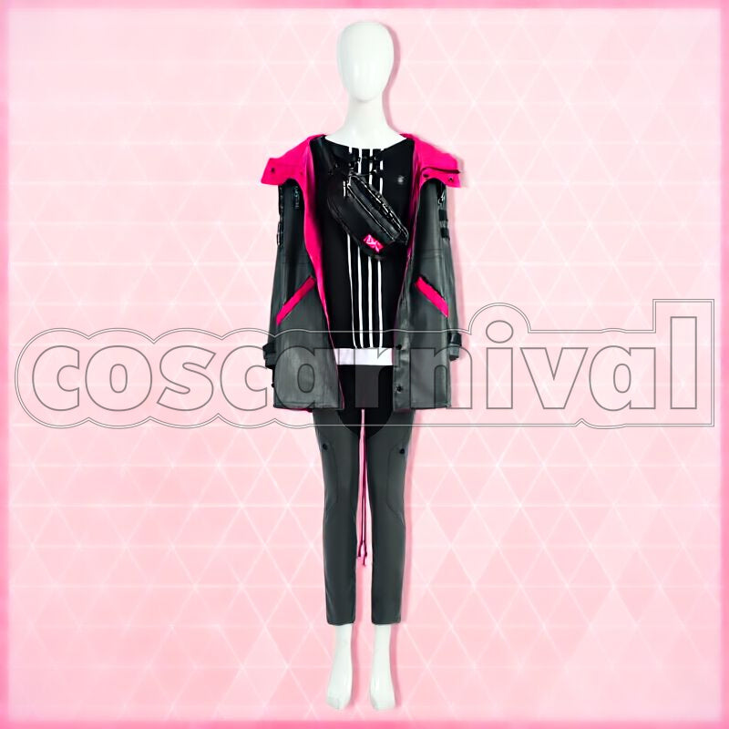 Heroes Faith Beams Hero Suit Cosplay cosplay costume from Helios Rising, front view 2