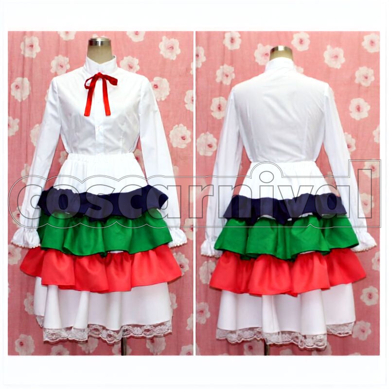 Powers Italy Old Dress from Hungary Cosplay cosplay costume from Hetalia: Axis, detail-3