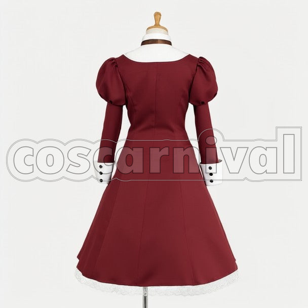 Liechtenstein cosplay costume from Hetalia: Axis Powers, back view