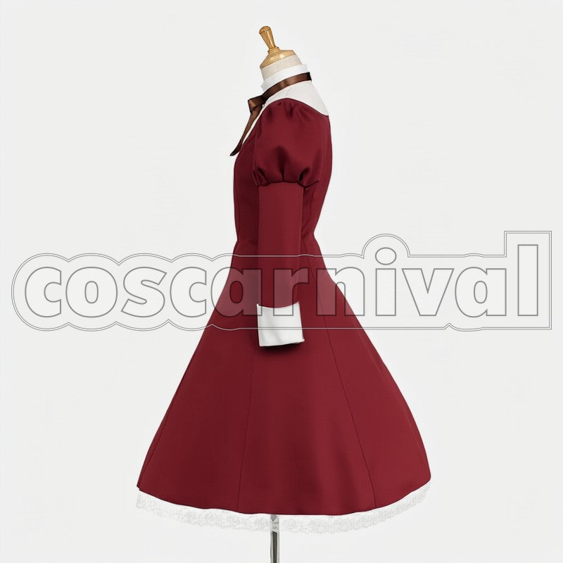 Liechtenstein cosplay costume from Hetalia: Axis Powers, side view