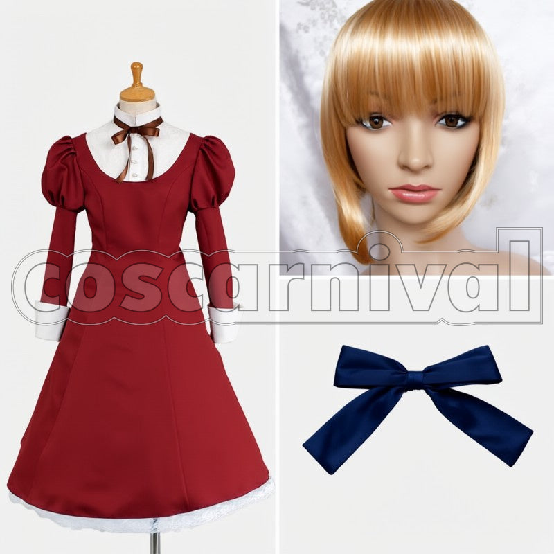 Liechtenstein cosplay costume from Hetalia: Axis Powers, front view
