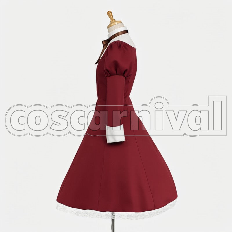 Liechtenstein cosplay costume from Hetalia: Axis Powers, side view 2