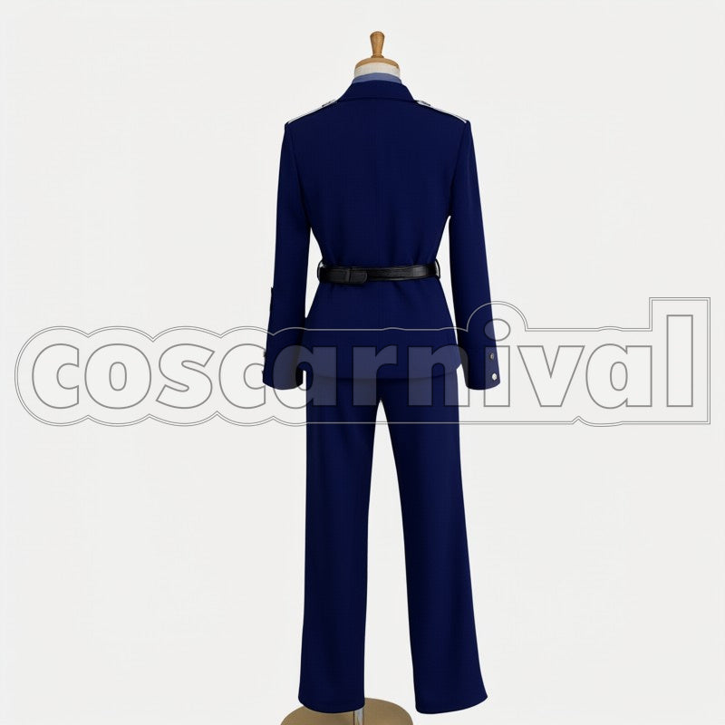 Prussia cosplay costume from Hetalia: Axis Powers, back view