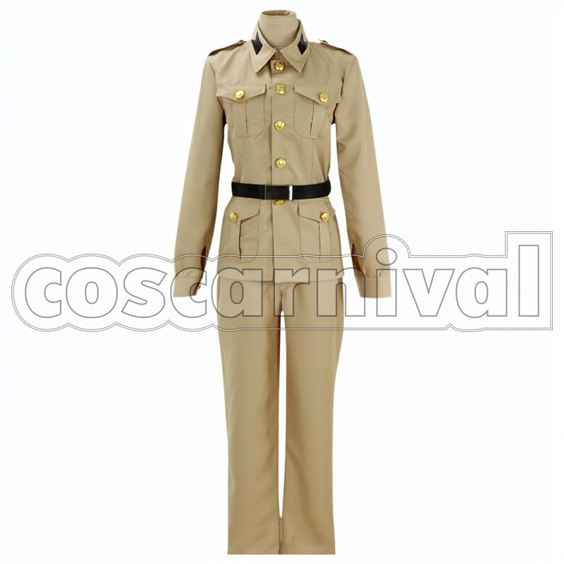Italy Romano South Italy cosplay costume from Hetalia: Axis Powers, front view