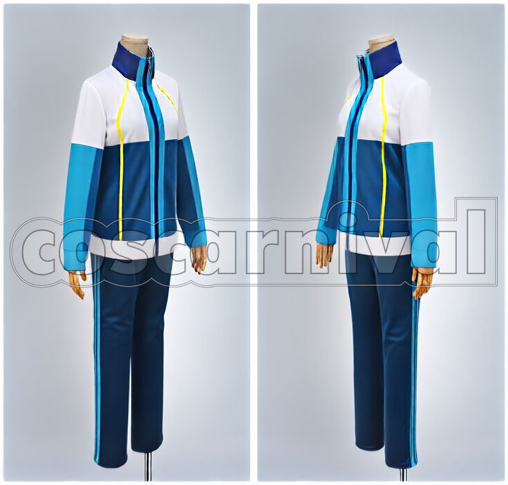 -Free! Starting Days- Iwatobi Junior High School Swim Club Jersey Cosplay cosplay costume from High Speed!, front view 2