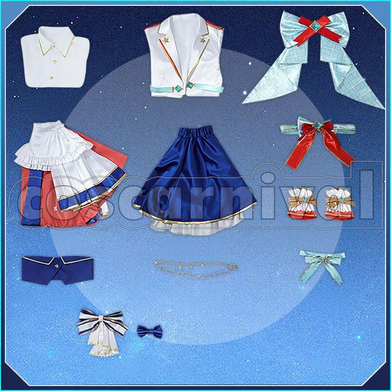 Haato 4th fes. Our Bright Parade Bright Costume Cosplay cosplay costume from hololive Akai, set view