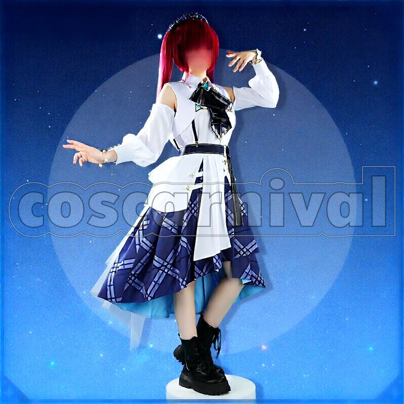 Journey 1st Live "Yoake no Uta" All Members Cosplay cosplay costume from hololive Blue, detail 2 view 1