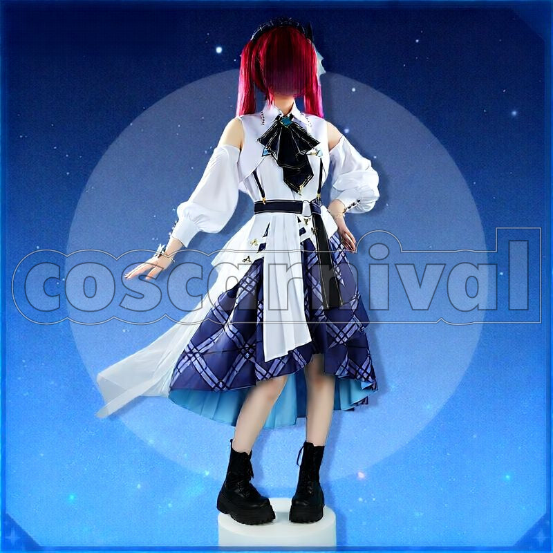 Journey 1st Live "Yoake no Uta" All Members Cosplay cosplay costume from hololive Blue, detail 3 view 1