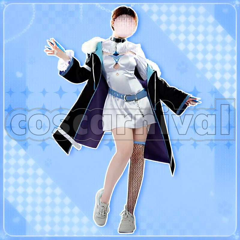 – Advent Fuwawa Abyssgard Cosplay cosplay costume from Hololive English, front view 2