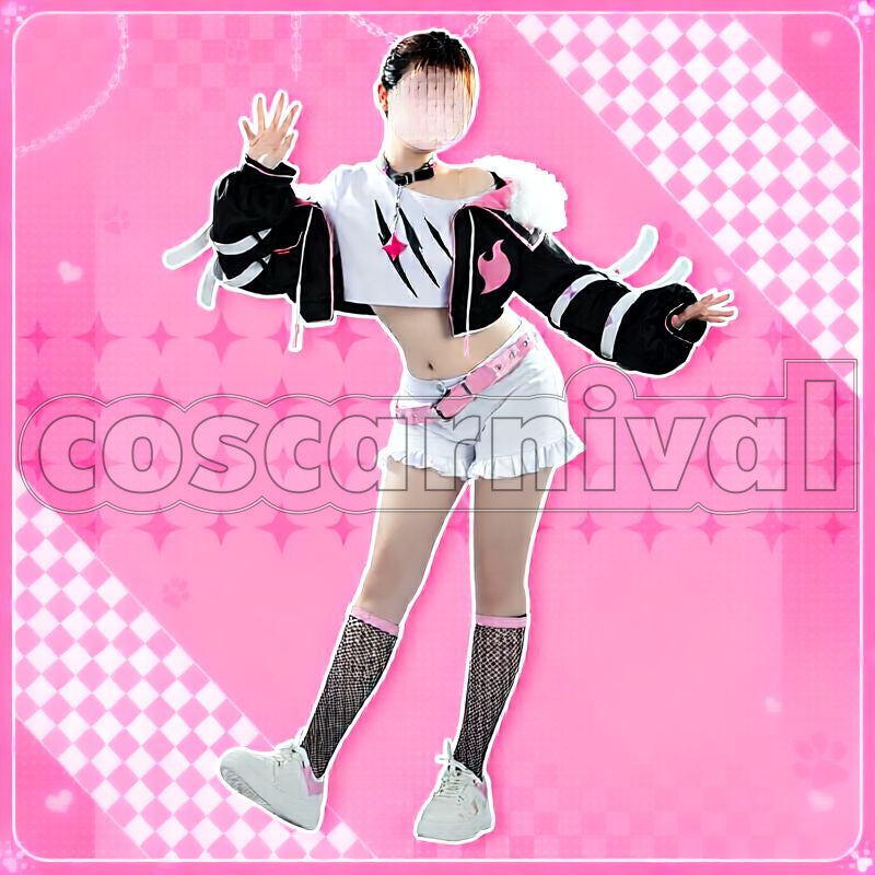 – Advent Mococo Abyssgard Cosplay cosplay costume from Hololive English, front view 2