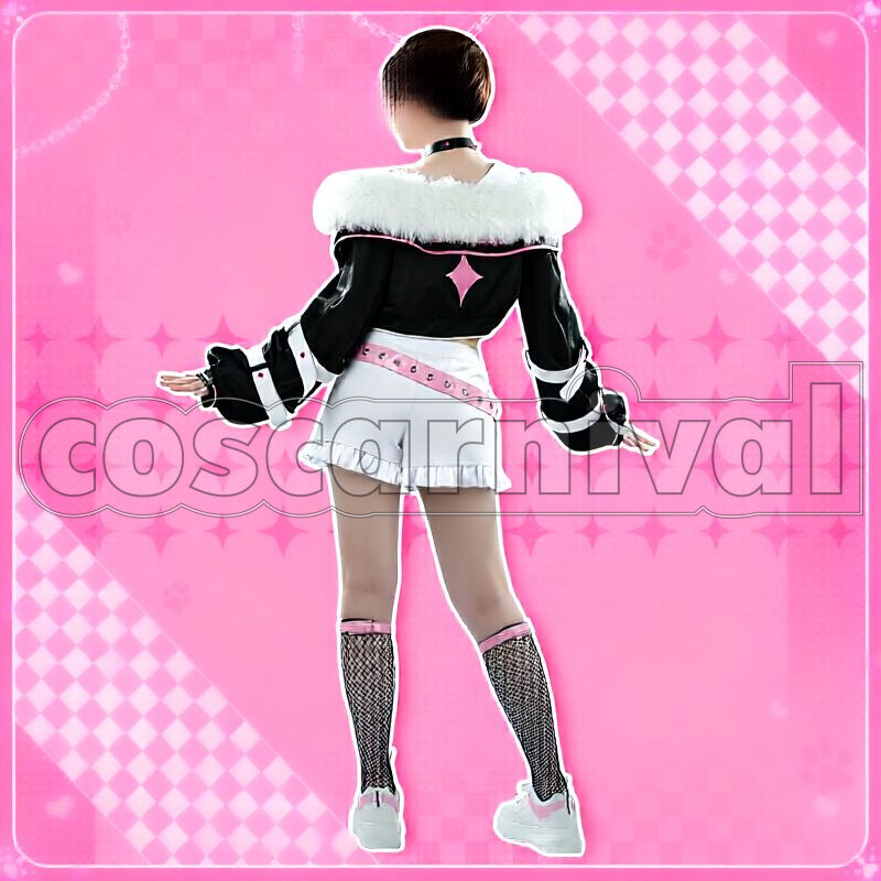– Advent Mococo Abyssgard Cosplay cosplay costume from Hololive English, back view 1