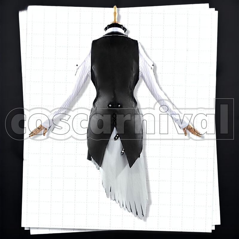 – Advent Nerissa Ravencroft Cosplay cosplay costume from Hololive English, back view 2