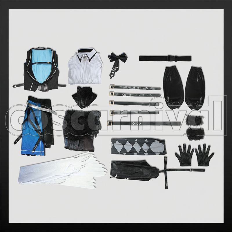– Advent Nerissa Ravencroft Cosplay cosplay costume from Hololive English, set view