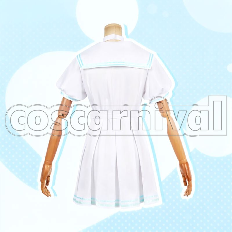 Usada Pekora New Outfit Sailor Uniform Cosplay cosplay costume from Hololive Fantasy, back view 2