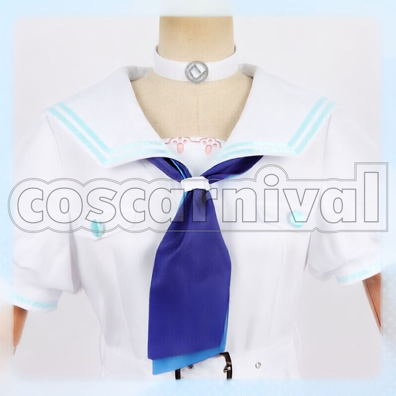 Usada Pekora New Outfit Sailor Uniform Cosplay cosplay costume from Hololive Fantasy, detail-4