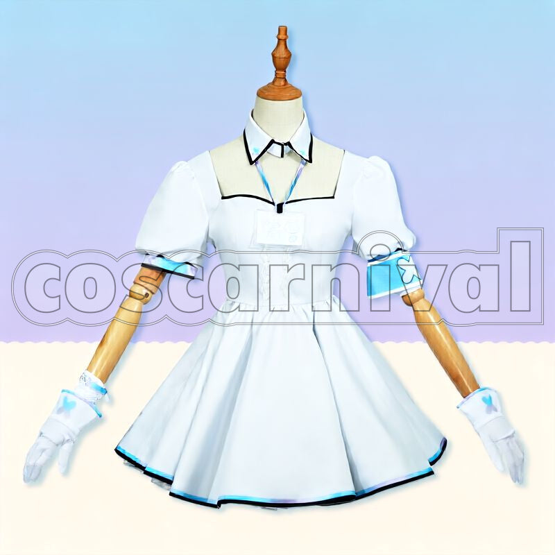 Amane Kanata Nurse Uniform Cosplay cosplay costume from hololive holoForce, front view 4