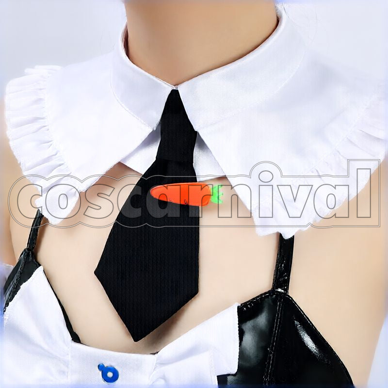 Pekora New Outfit White Frilly Bunny Dress Cosplay cosplay costume from hololive Usada, detail-1