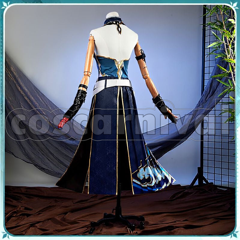 Rail Feixiao Cosplay cosplay costume from Honkai: Star, back view 2