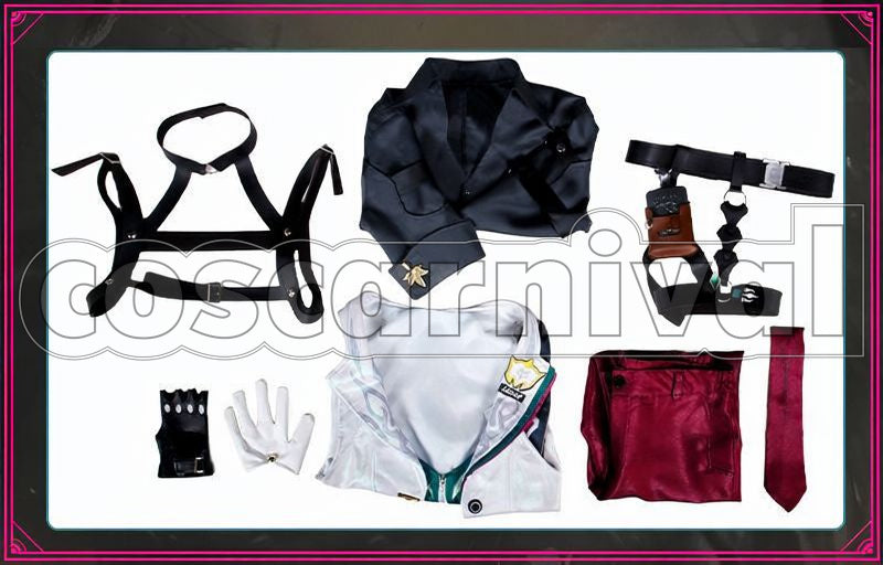 Rail Gallagher Cosplay cosplay costume from Honkai: Star, set view