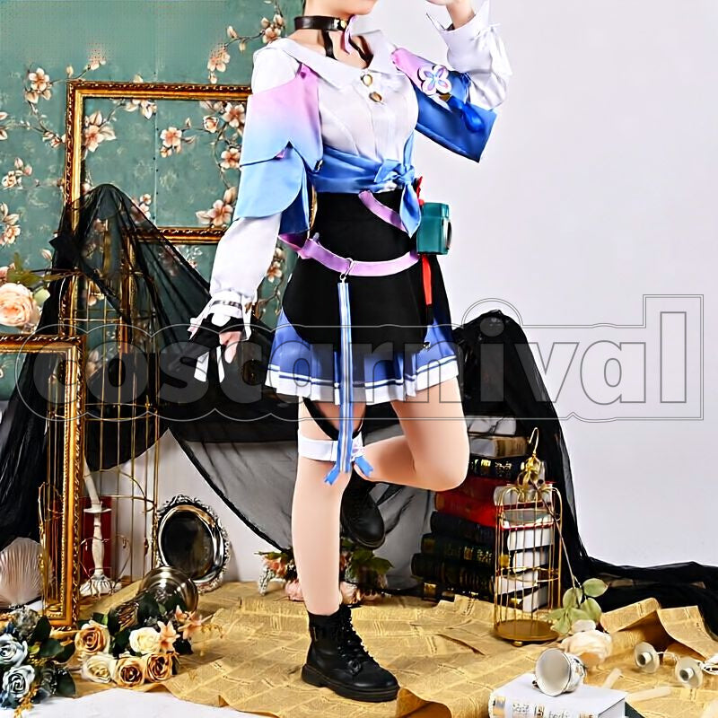 Rail March 7th Cosplay cosplay costume from Honkai: Star, front view 3