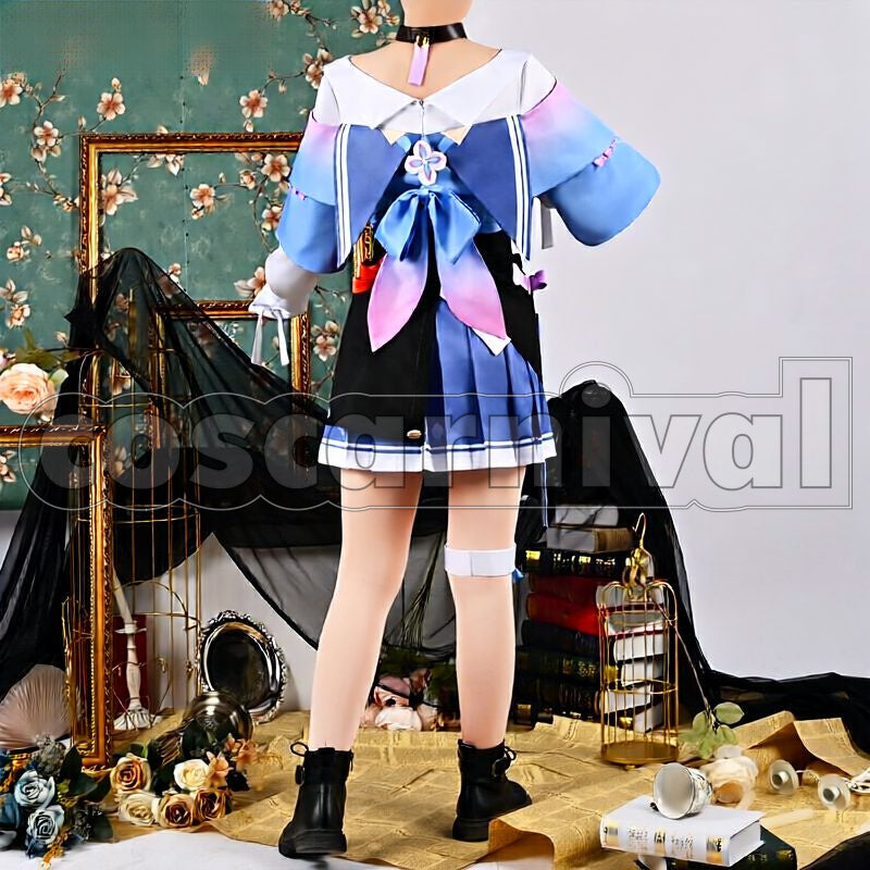 Rail March 7th Cosplay cosplay costume from Honkai: Star, back view