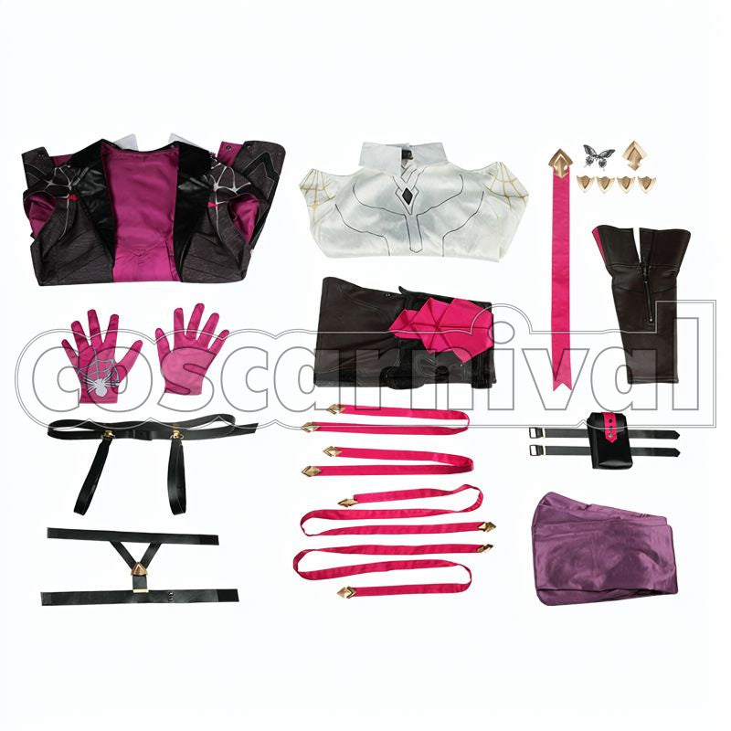 Rail Stellaron Hunters Kafka Cosplay cosplay costume from Honkai: Star, set view