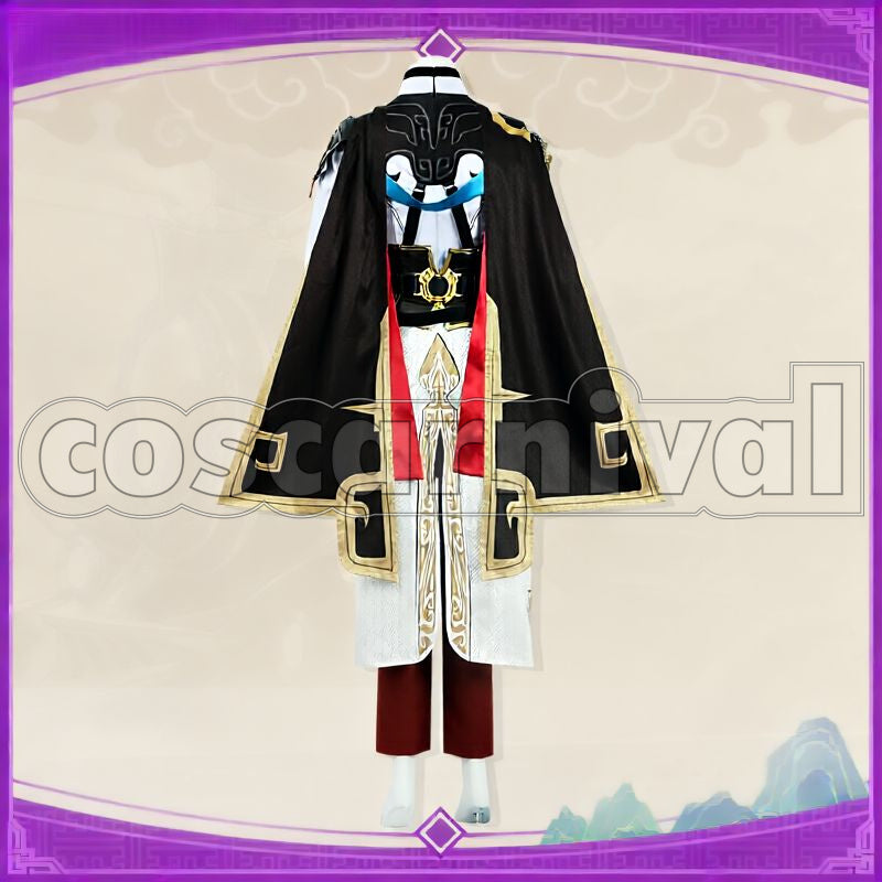 Rail Xianzhou Luofu Jing Yuan Cosplay cosplay costume from Honkai: Star, back view 1