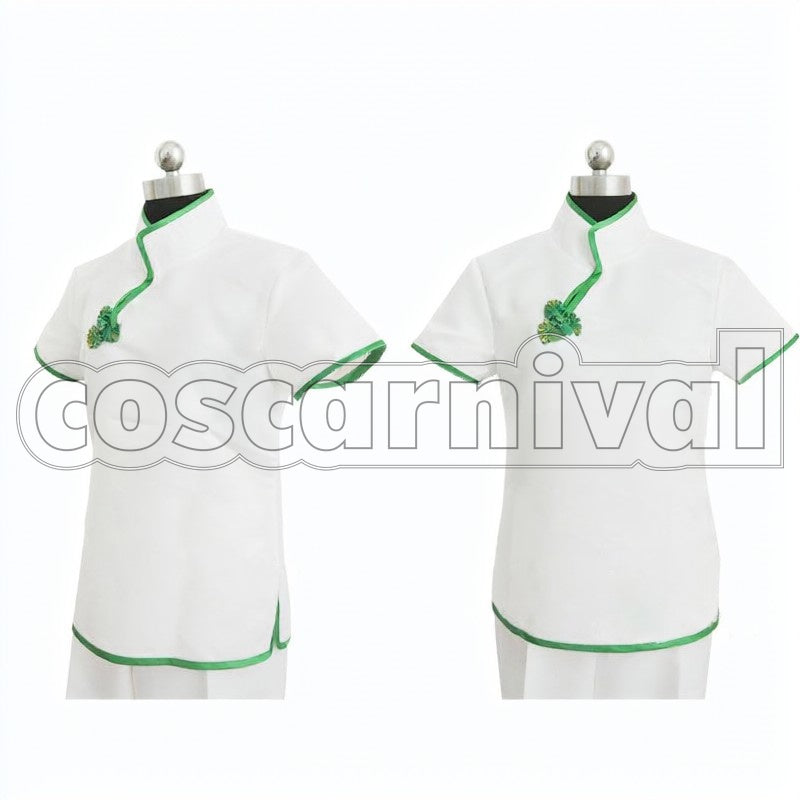 Hakutaku cosplay costume from Hozuki's Coolheadedness, front view 2